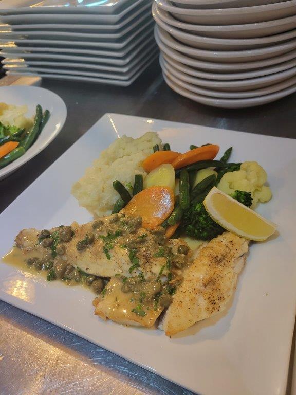 A plate of food on top of a table.