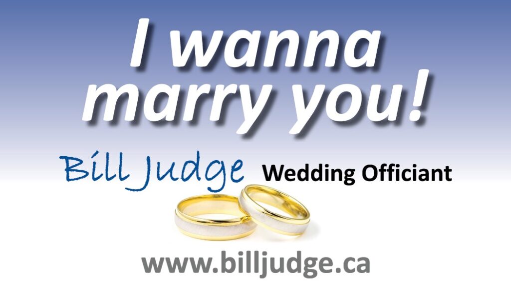 Bill Judge – Wedding Officiant