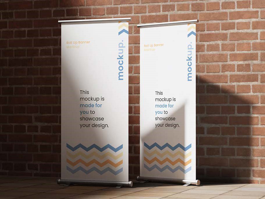 Pull Up Banner Mockup